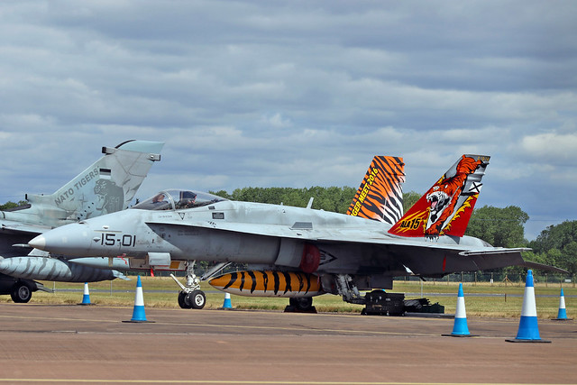 EF-18M HORNET C.15-14 \ 15-01 SPANISH AIR FORCE Tiger colours