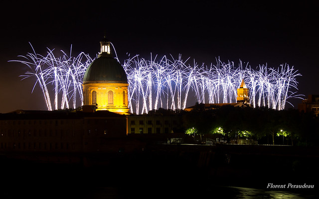 fireworks Toulouse, July 14th, 2017