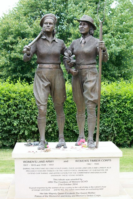 National Arboretum, England - women's land army and timber corps