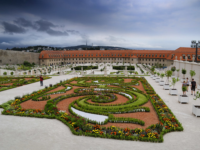 The Baroque garden of the Bratislavský castle