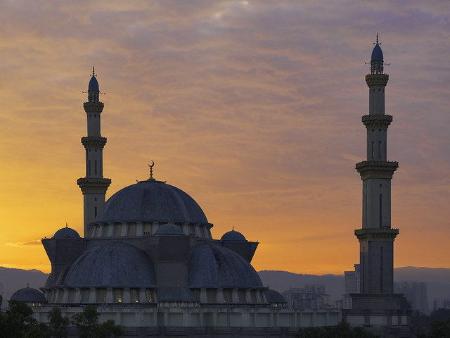 Sunrise At Federal Territory Mosque