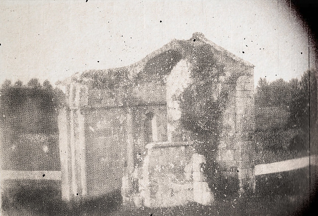 Ruínas do convento de Cálogo (Vilanova de Arousa - Pontevedra) en 1915
