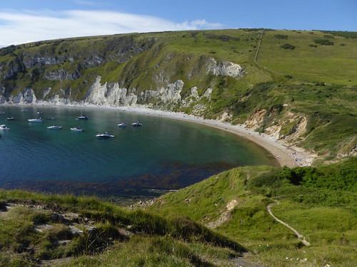 Lulworth Cove from the headland 
