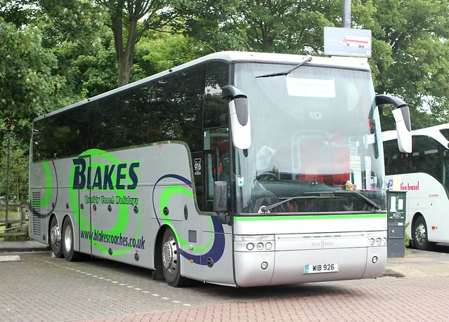 Blakes Coaches . East Anstey , Tiverton , Devon . WIB926 ( ex BT09LCT ) . Windsor Coach Park , Berkshire . Saturday 15th-July-2017 .