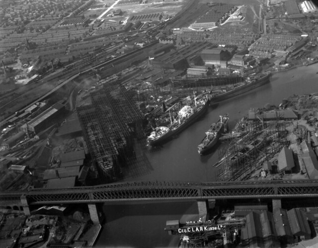 Shipyards on the River Wear, 1949