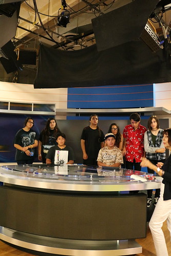  NATIVE YOUTH MEDIA TOUR - CBS 8 SAN DIEGO — at KFMB- TV Channel 8.