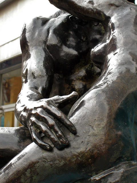 Detalle de El Beso de Rodin