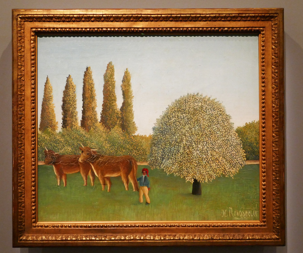 L'Herbage - Henri Rousseau, 1910 | Paintings in the exhibiti… | Flickr