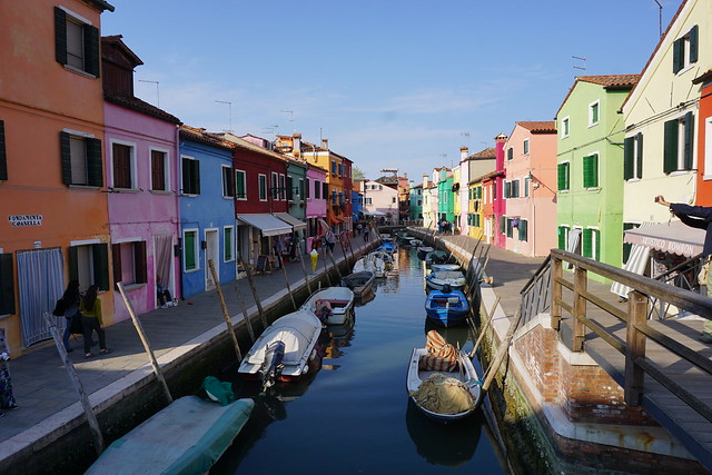 The colored houses of Burano.