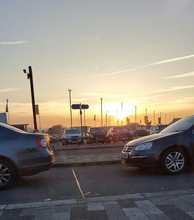 Sunset over Cars