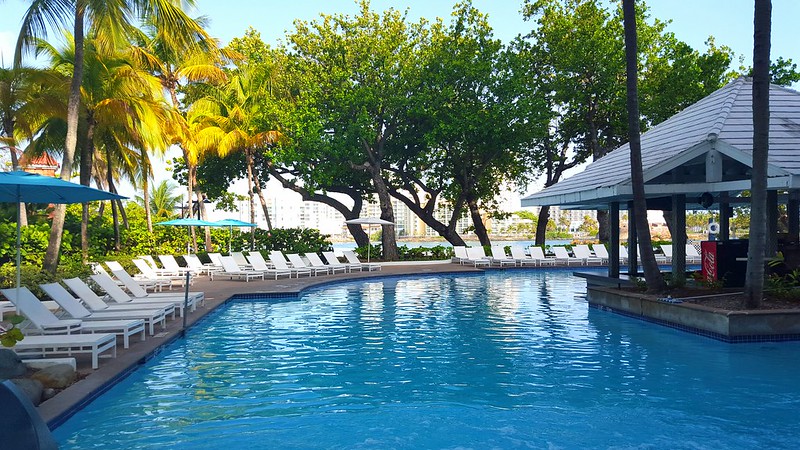 Condado Plaza Hilton pool area