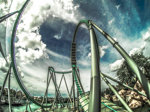 The Incredible Hulk Roller Coaster at Islands Of Adventure