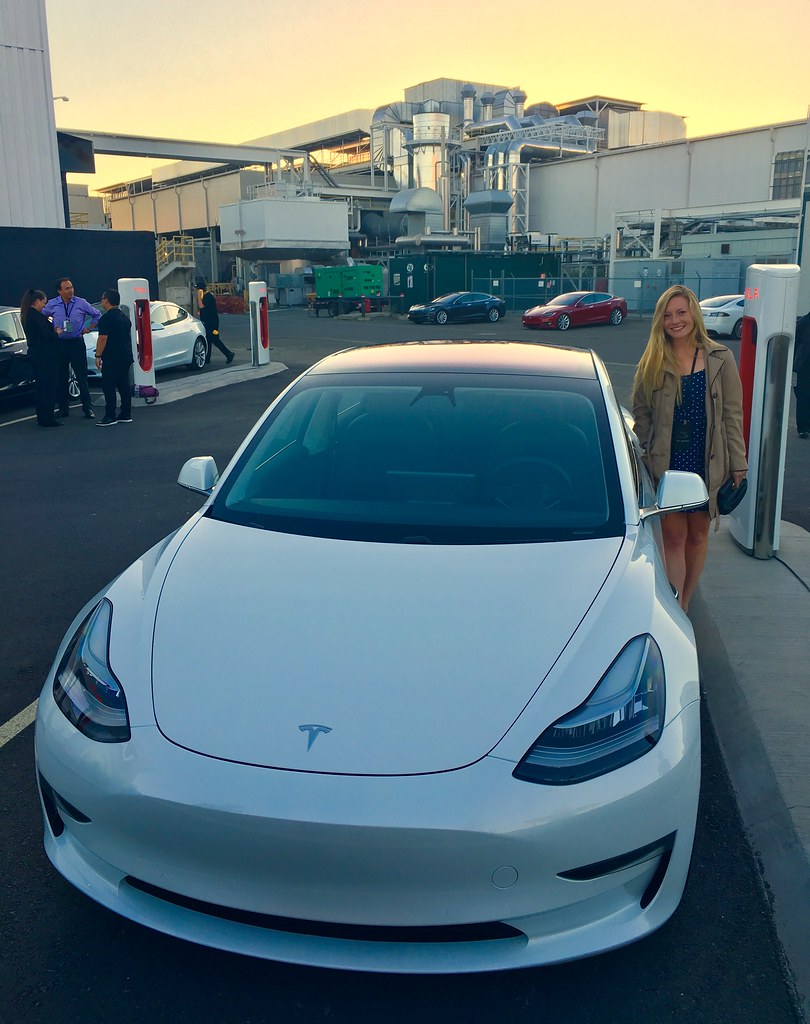 The first Tesla Model 3 Deliveries tonight!!!!