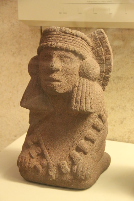 Aztec Andesite Figure of  Goddess Chalchiuhtlicue, 15th-Early 16th Century