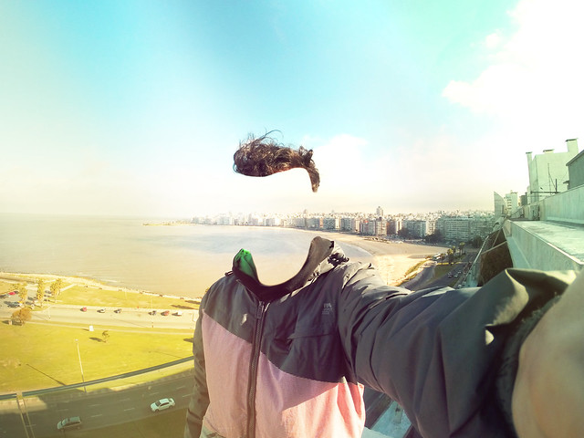 Selfie rambla desde las alturas