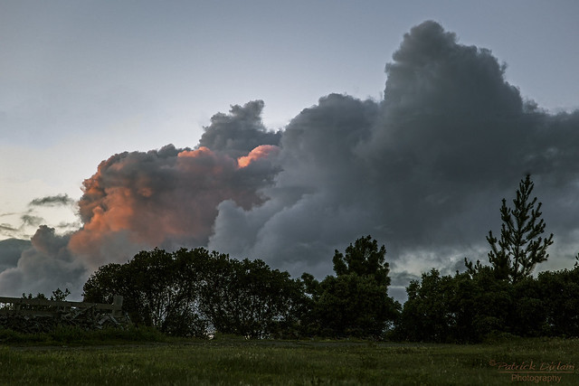 Storm cloud at sunset -Explore