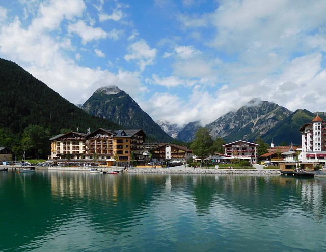 Pertisau from Lake Achen, Tyrol, Austria