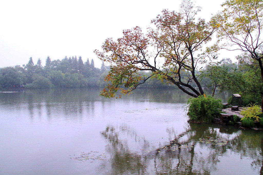 Lac principal de Hangzhou (Chine) un jour d'automne (Explore 23/09/17)