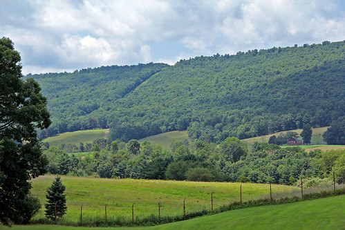 pennsylvania trees mountains allegheny hillside fields cloudsandsky clouds