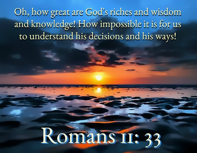 Romans 11: 33