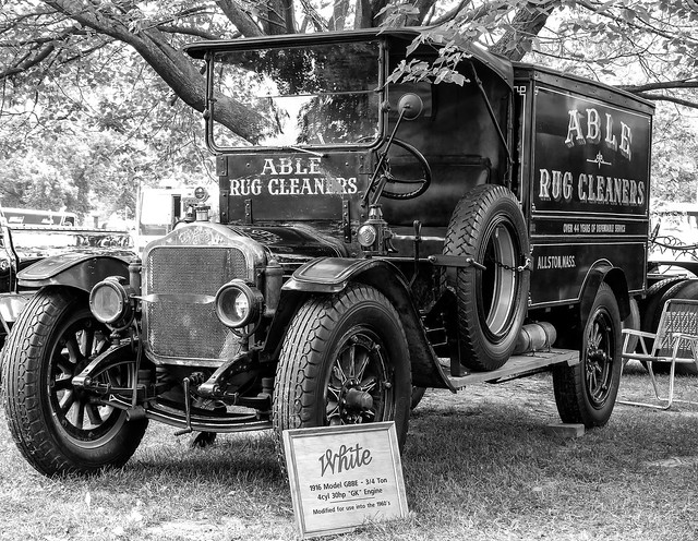 Able Rug Cleaners' 1916 White Model GBBE