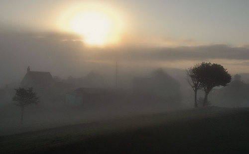 blockhousepark plymouth dawn sunrise mist fog blockhouse napoleonic keyham devonport sun