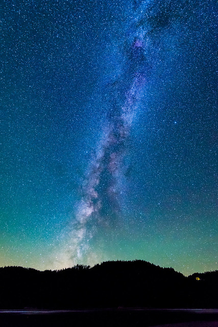 Milky Way over Butt Lake