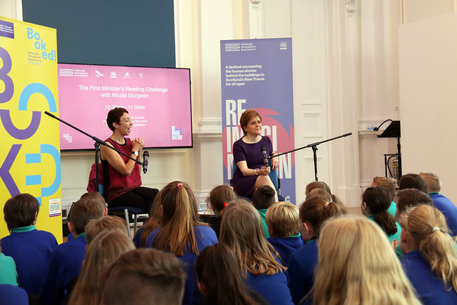 First Minister Nicola Sturgeon - schools event