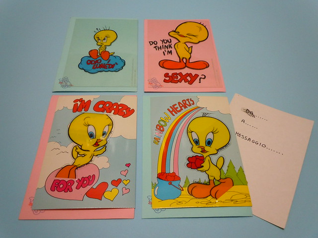1987 Tweety - Warner Bros. Crazy Cards - M.D.R. stickers