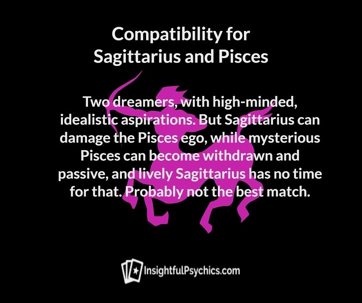 And sagittarius bed pisces in Pisces and