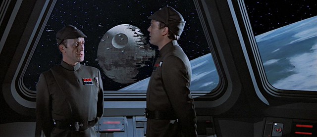 Death Star II seen from Admiral Piett's ship