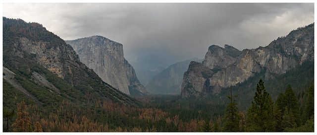 Yosemite National Park Tunnel View Panorama