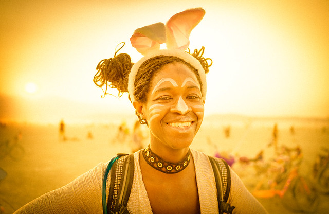 Burning Man Bunny March