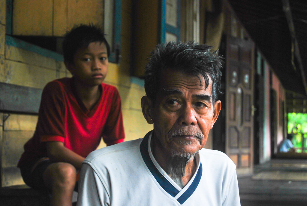 Portrait of people form West Kalimantan, Indonesia.