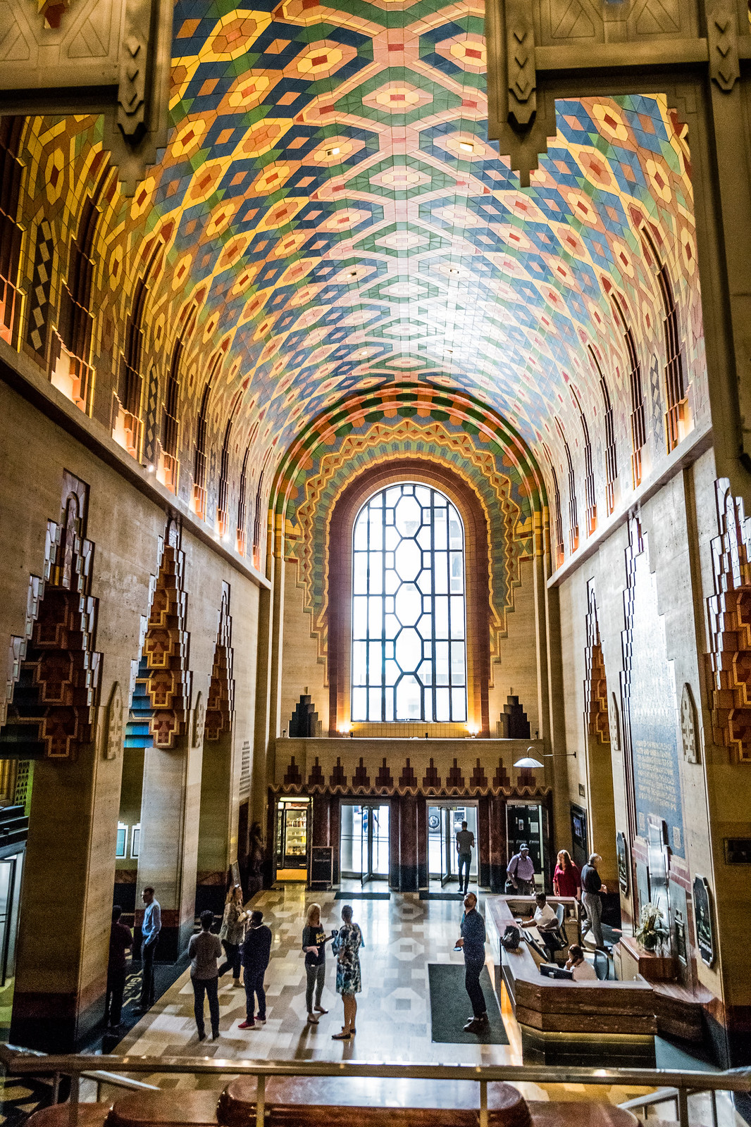 a colorful art-deco masterpiece, and definitely worth seeing in person!
