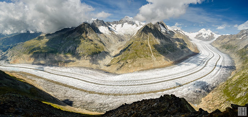fieschertal wallis schweiz ch eggishorn aletsch glacier panorama viewpoint hiking