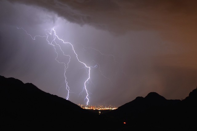 Lighting over Tucson, AZ