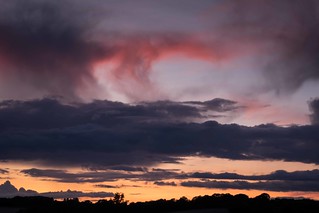 Evening Sky near Brent Eleigh in Suffolk