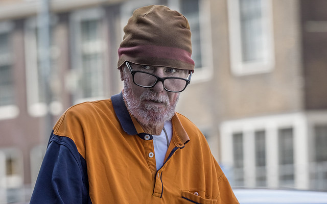 A postman in Amsterdam