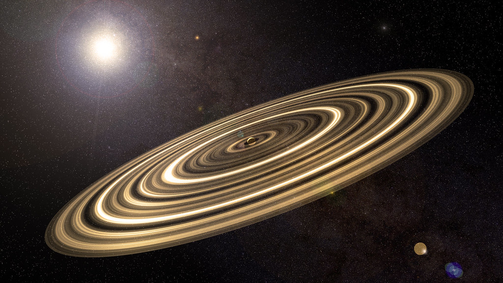 Planet with a Massive Ring System | Planet with massive and … | Flickr