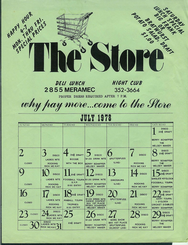 The Store Calendar July 1978 1 Greg Kessler Flickr