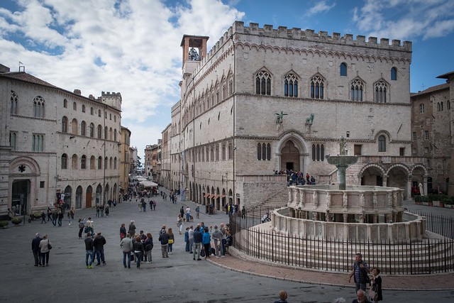 Piazza IV Novembre, Perugia, Italy
