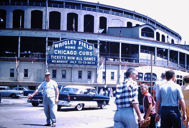 Found Photo - Chicago Cubs v. Milwaukee Braves - July 23, 1960
