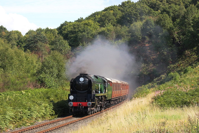 Sir Keith Park leaves Bewdley Tunnel on the SVR