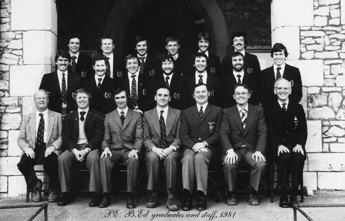 243#PE B.Ed Graduates and staff 1981