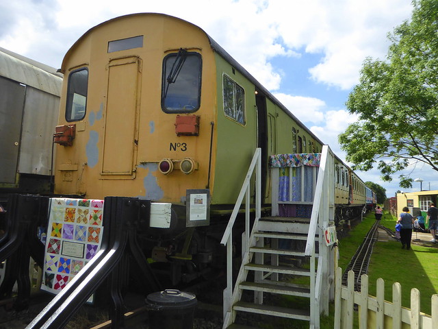 Class 501 formed DMBS vehicle 61183 and DTBS vehicle 75186 at Coventry Electric Railway Museum