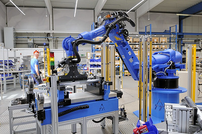 the blue colleague robot