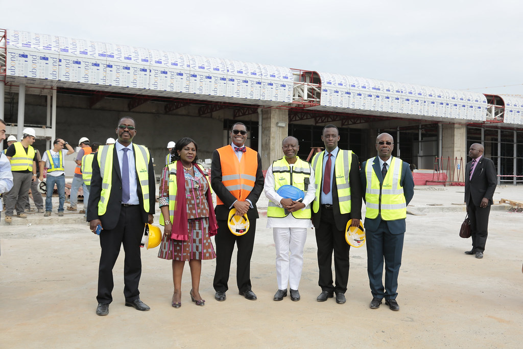Tour of Bank funded expansion of Kotoka International Airport (Accra).