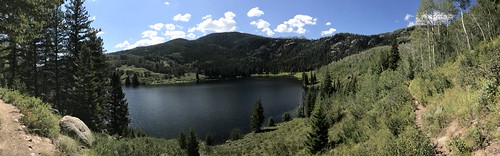 Cataract Lake panoramic view, 