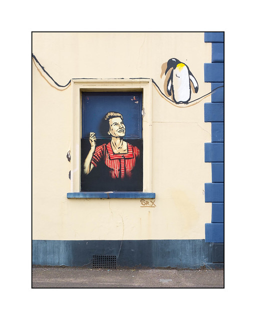 Street Art (Sr.X), South East London, England.